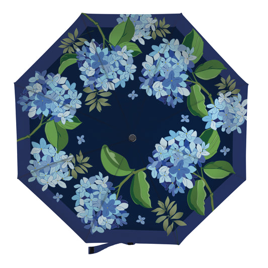 Hydrangea Welcome Compact Manual Umbrella