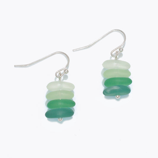 Shades of Sea Glass Earrings