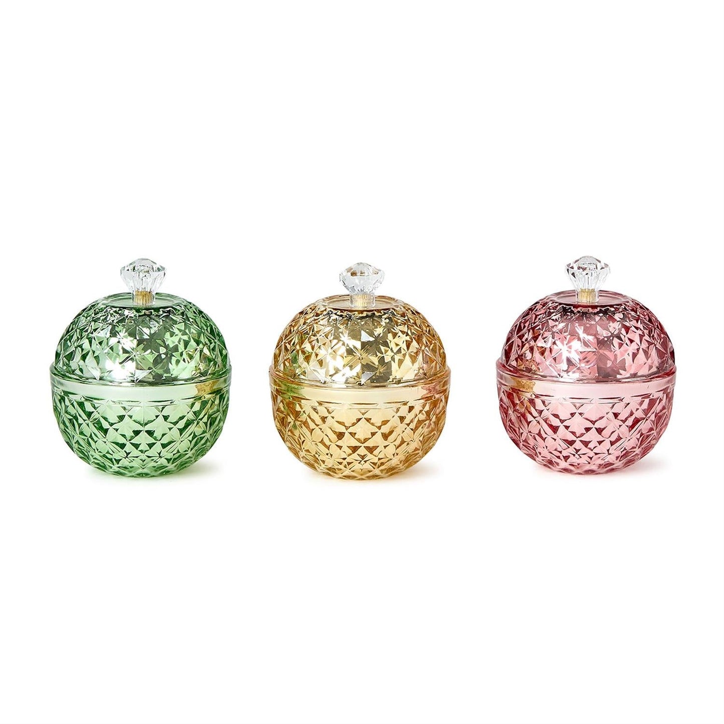 Shimmer Metallic Glass Candle