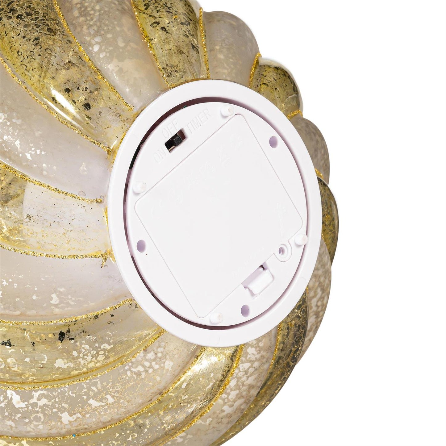 Rotating Glass LED Table Decor Ornament