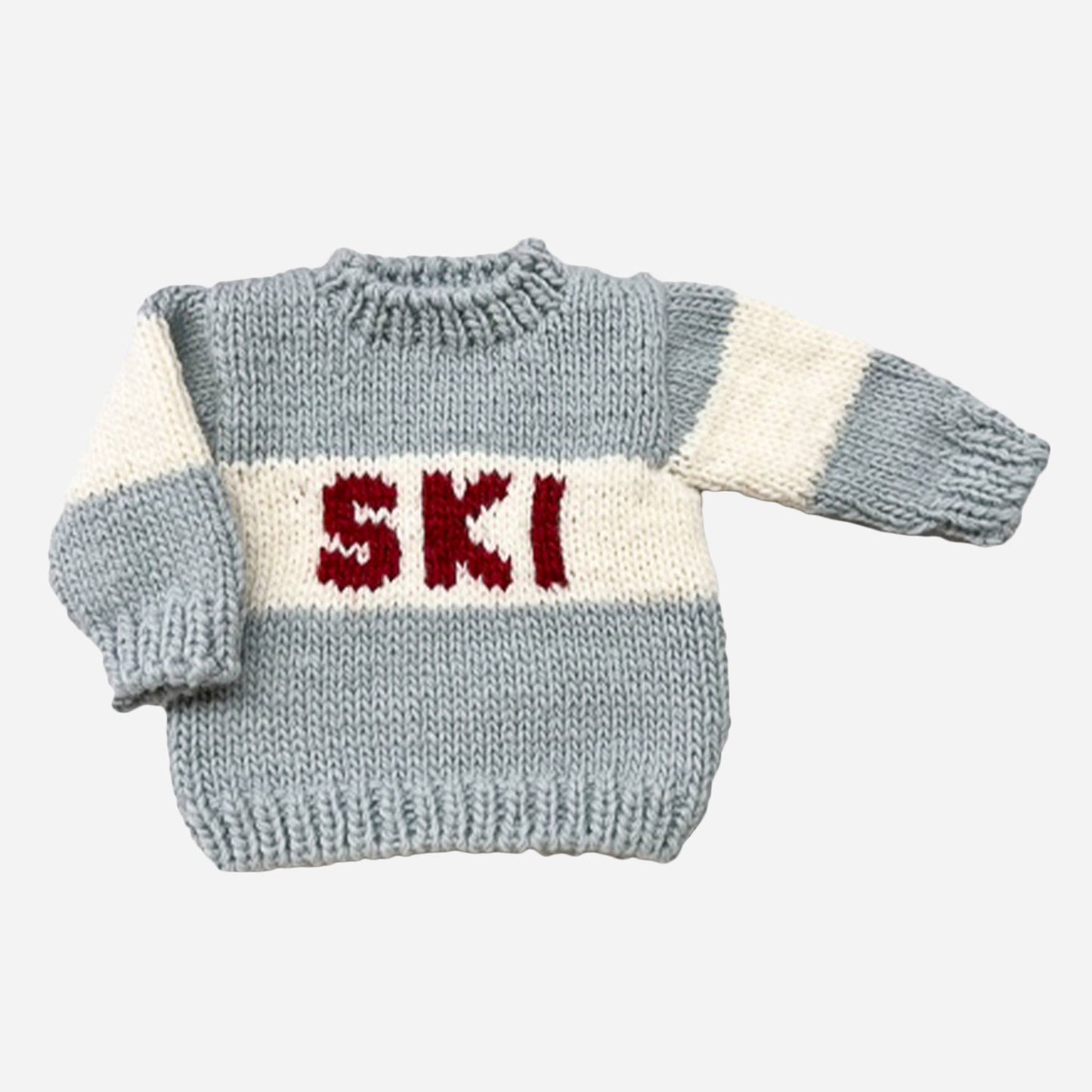 Baby Ski Sweater Bowie Grey