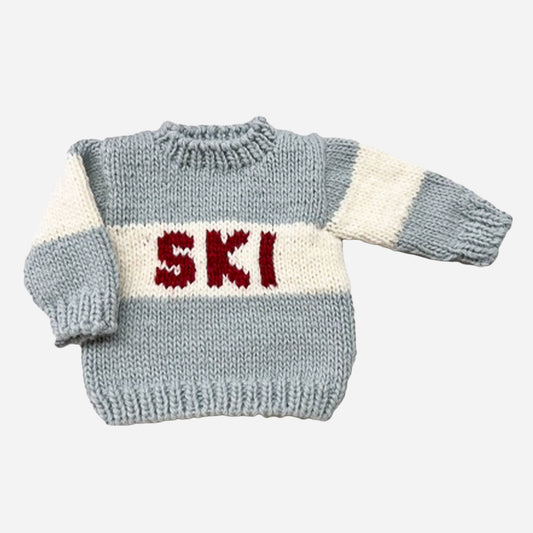 Baby Ski Sweater Bowie Grey