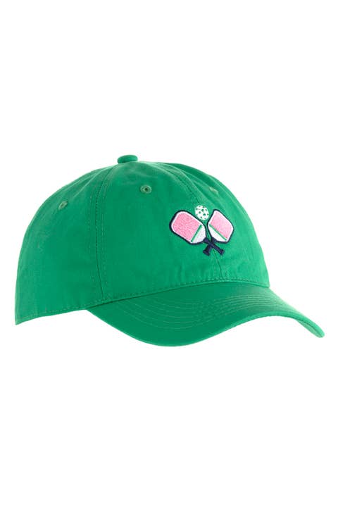 Pickleball Hat, Green & Pink