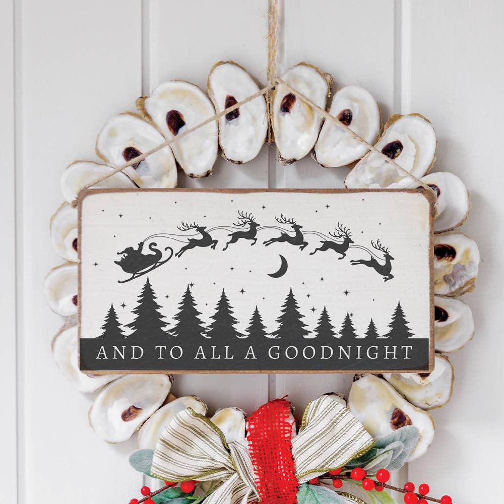 And To All A Goodnight Twine Sign