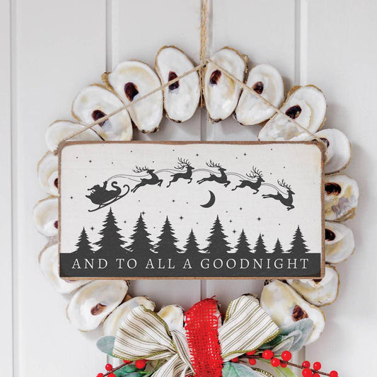 And To All A Goodnight Twine Sign