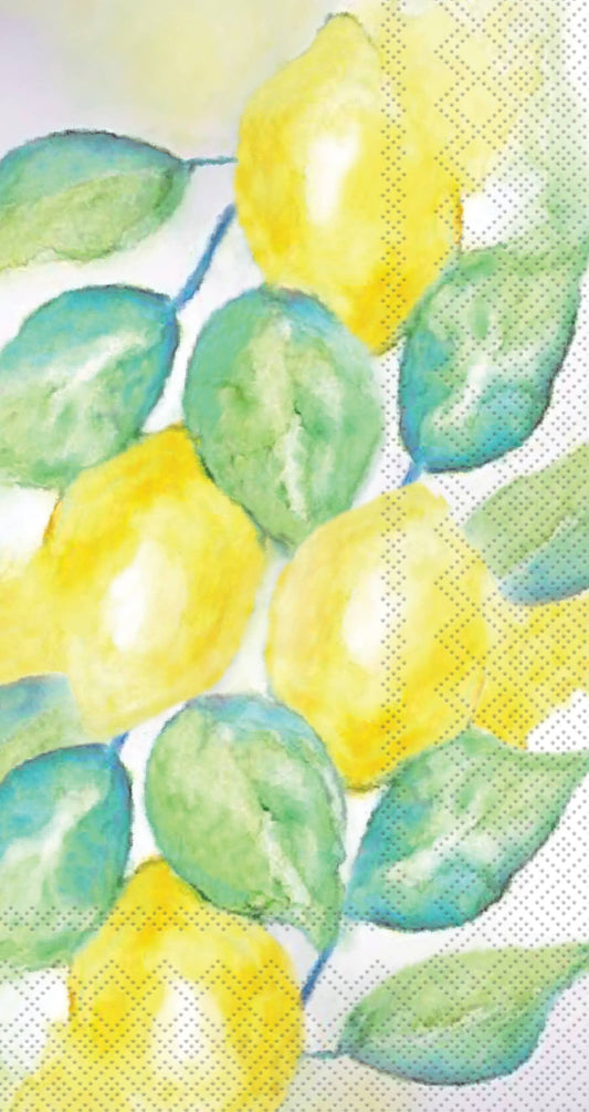 Paper Guest Towels 16 Ct Lemon Verbena Mangiacotti