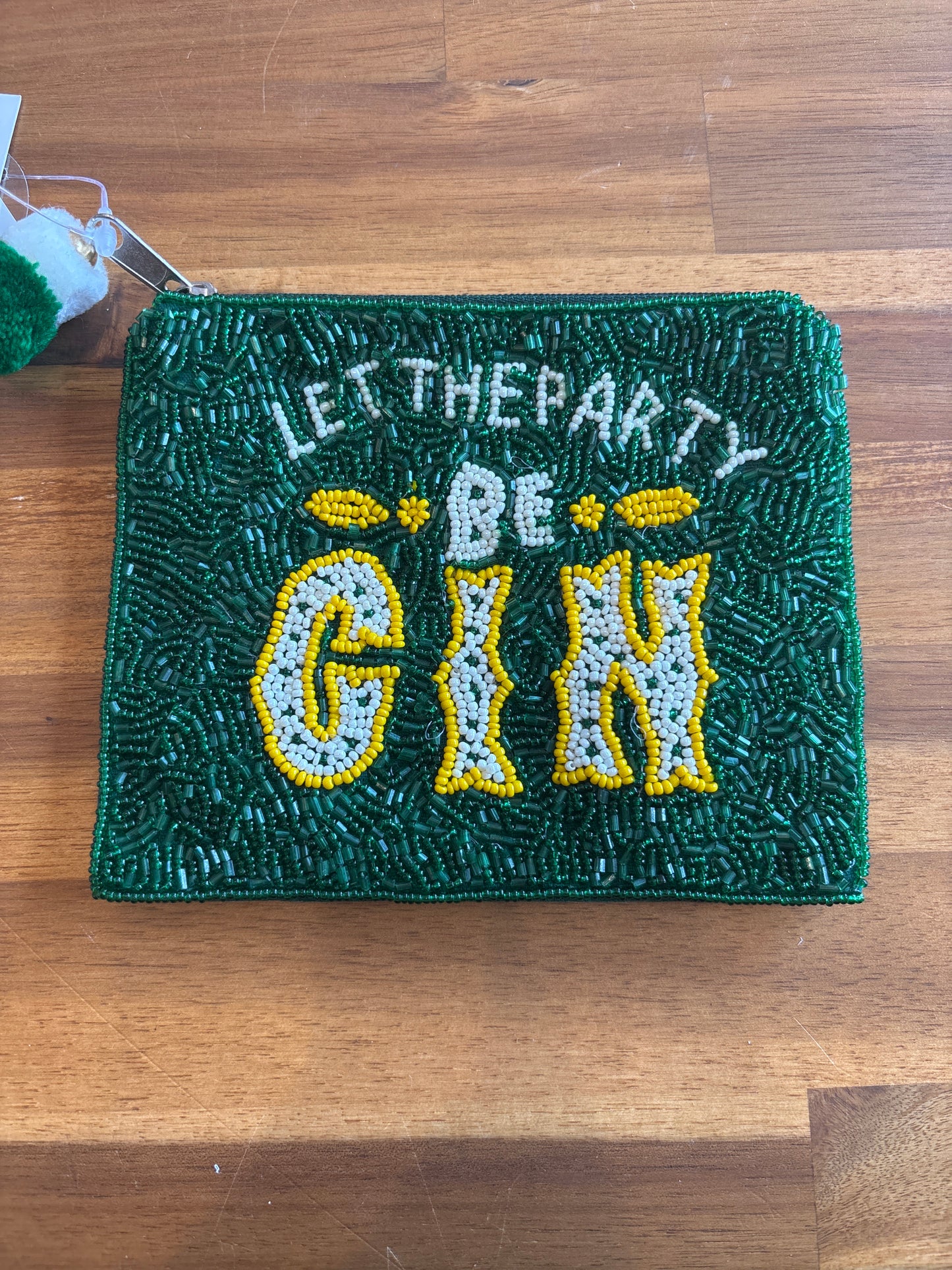 Let the Party BeGIN Beaded Coin Pouch