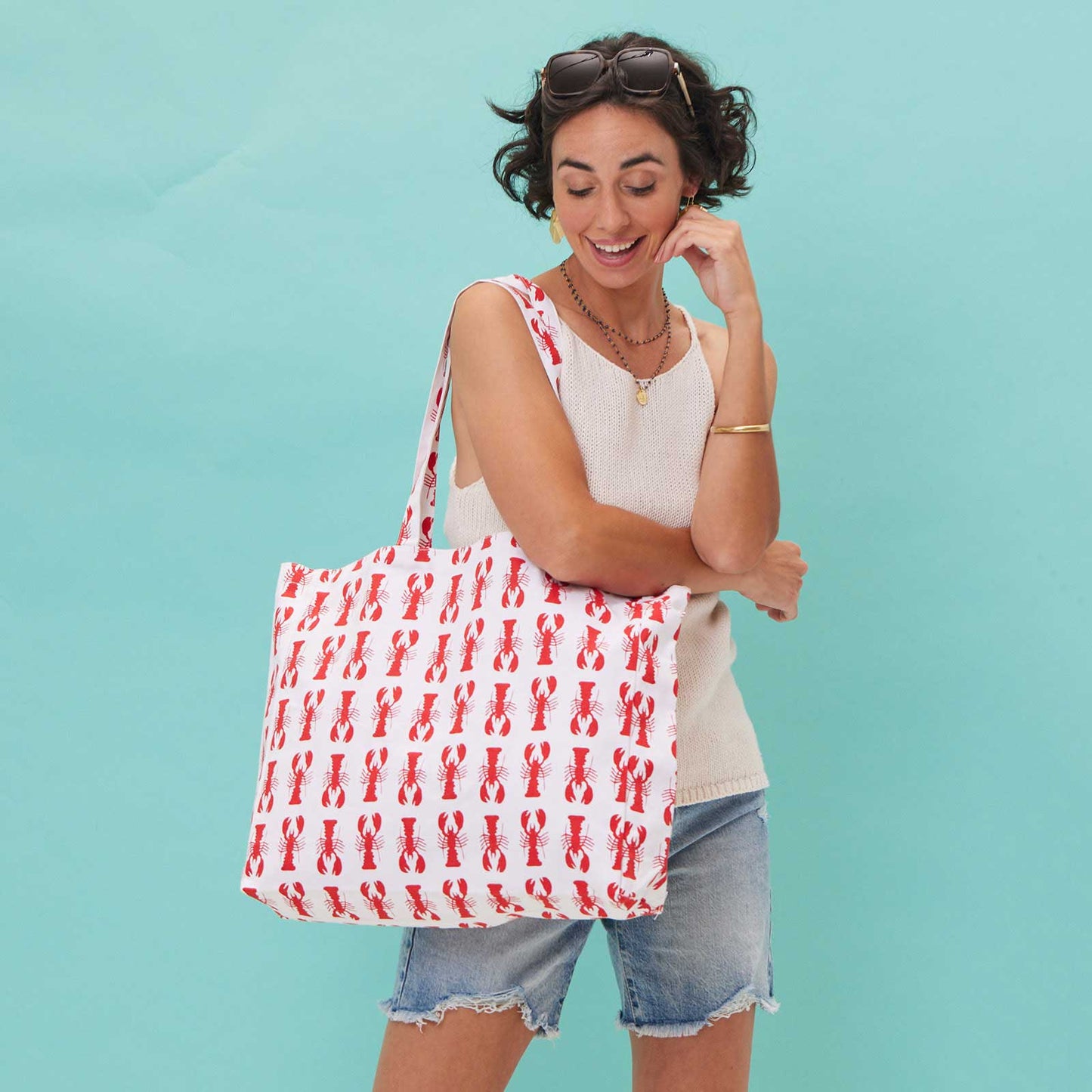 Lobby Little Shopper Canvas Tote Bag