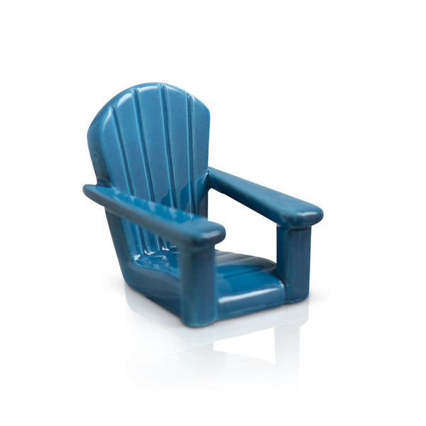 Nora Fleming Chillin' Chair Mini (Blue Adirondack)