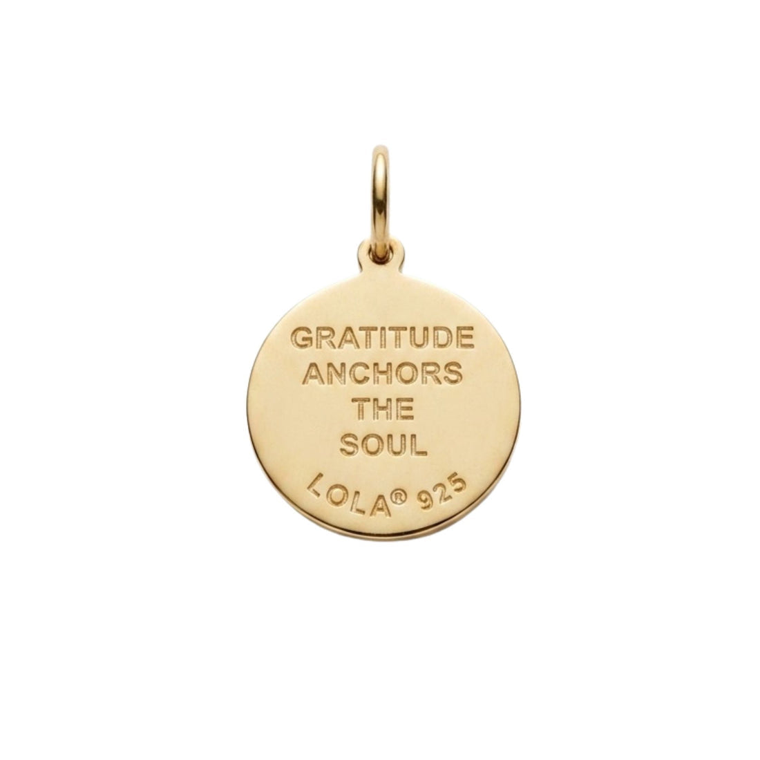 Gratitude Anchor Pendant