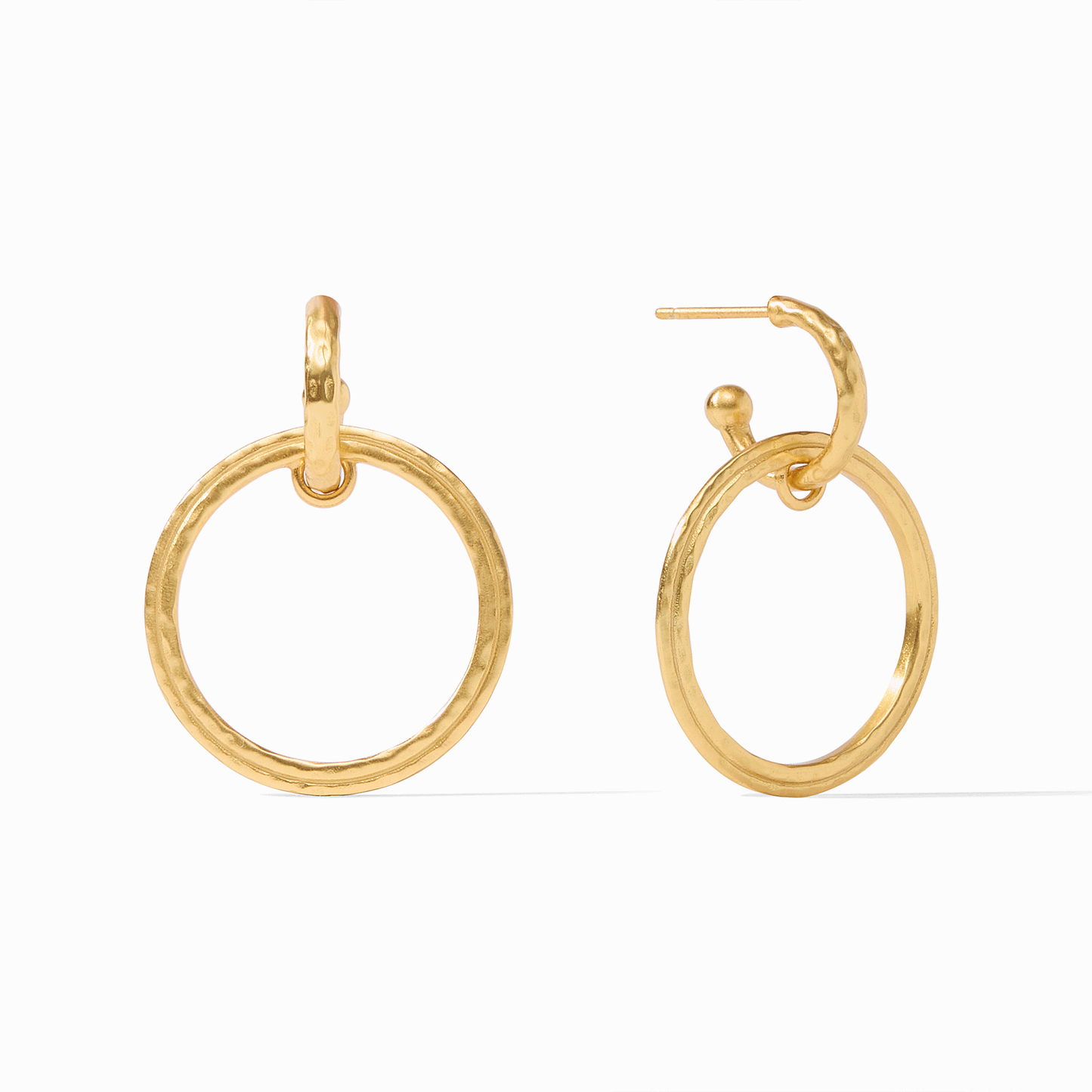Astor 6-in-1 Charm Earring Gold - Iridescent Clear Crystal