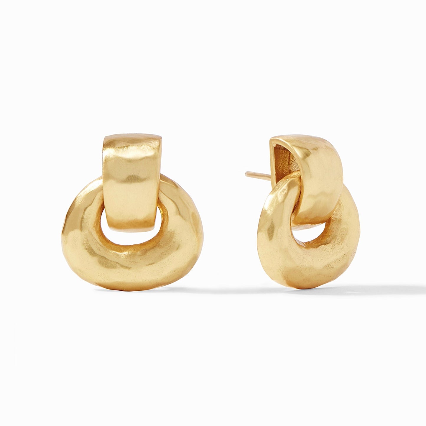 Avalon Demi Doorknocker Earring  Gold