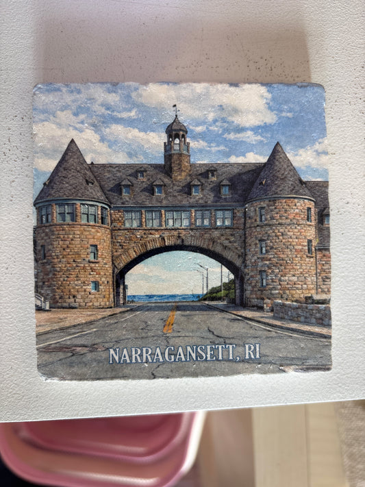 Narragansett Towers - Limestone Coaster