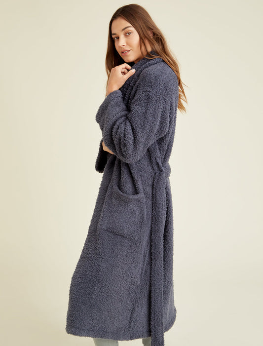 CozyChic Adult Robe by Barefoot Dreams -  Slate Blue