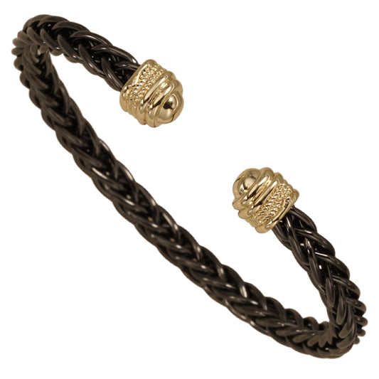 Black Braided Cuff
