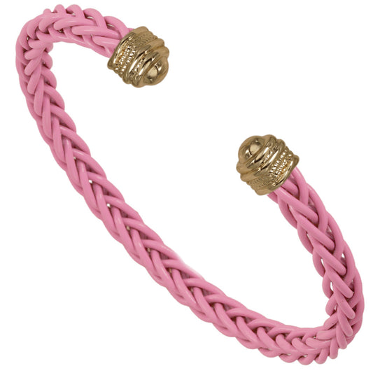 Pink Braided Cuff