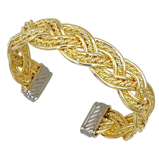 Gold Turks Head Knot Cuff