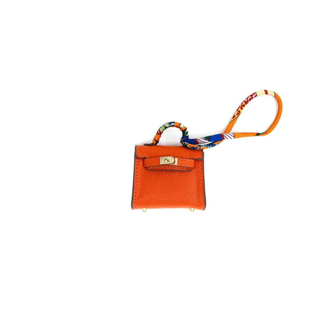 Mini Orange Bag Charm