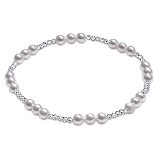 Joy Pearl 4mm Sterling Bracelet