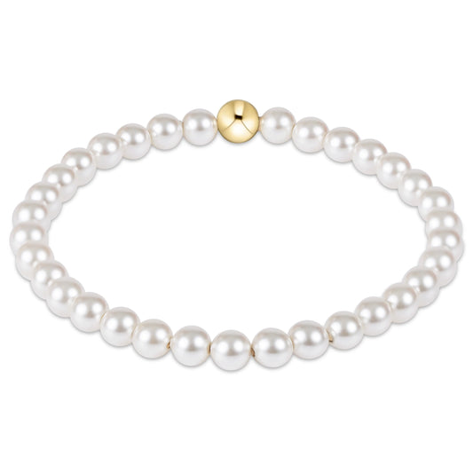 Extends Classic Pearl 5mm Bead Bracelet