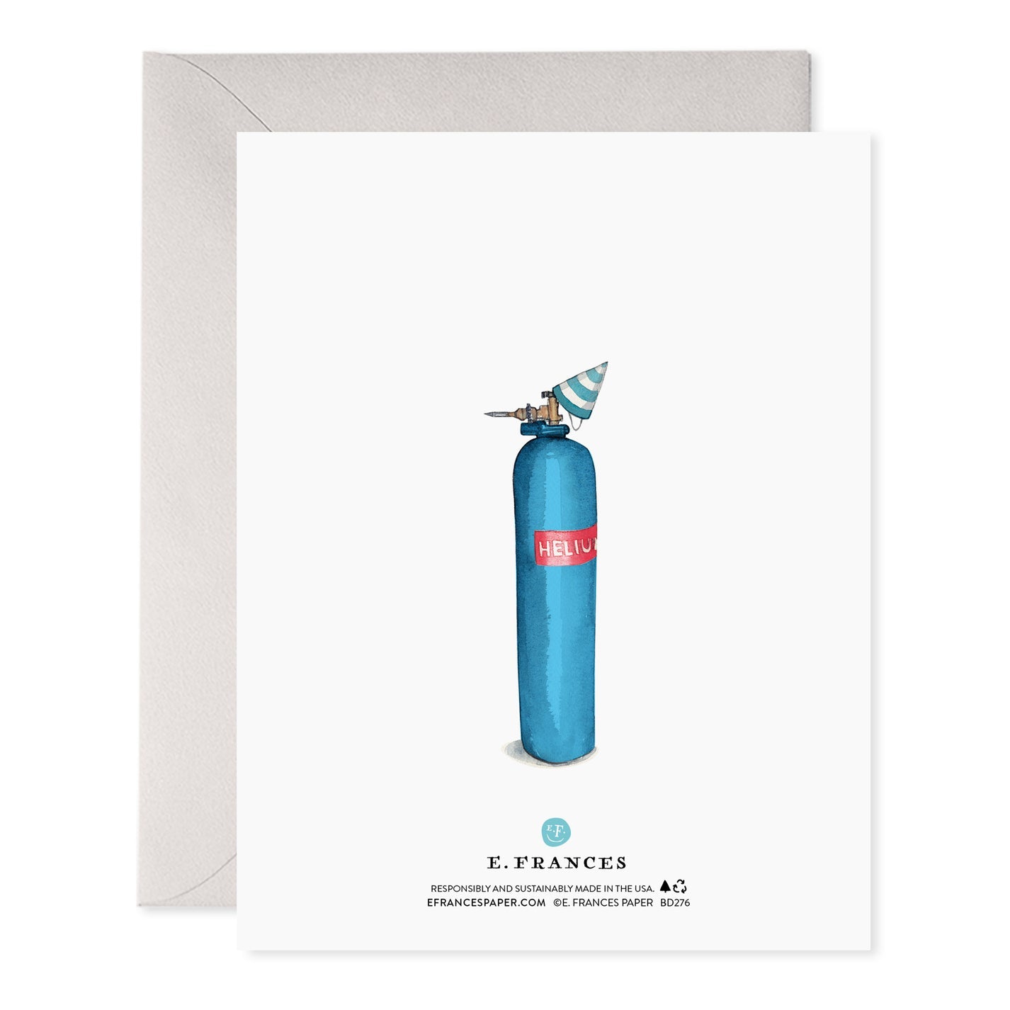 Helium 60 Birthday Card