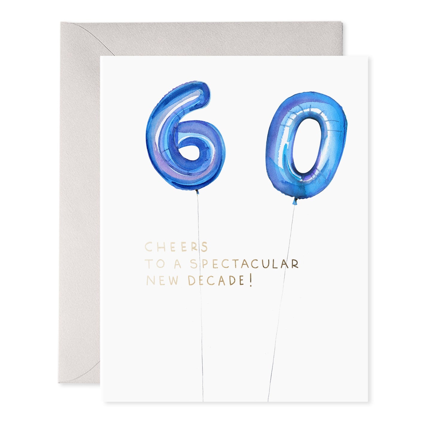 Helium 60 Birthday Card