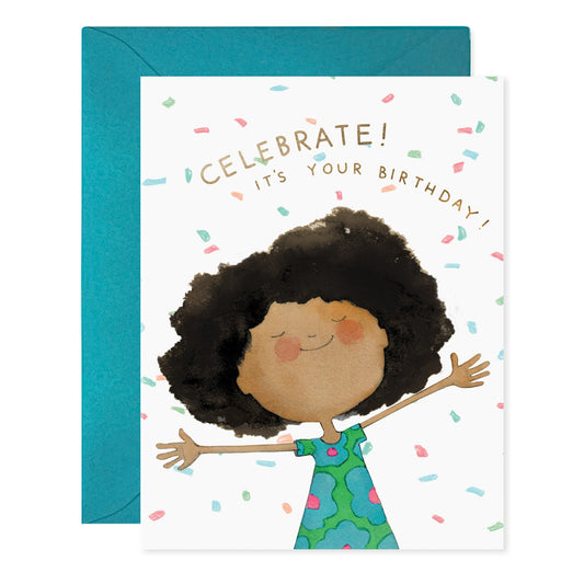 Confetti Birthday Greeting Card