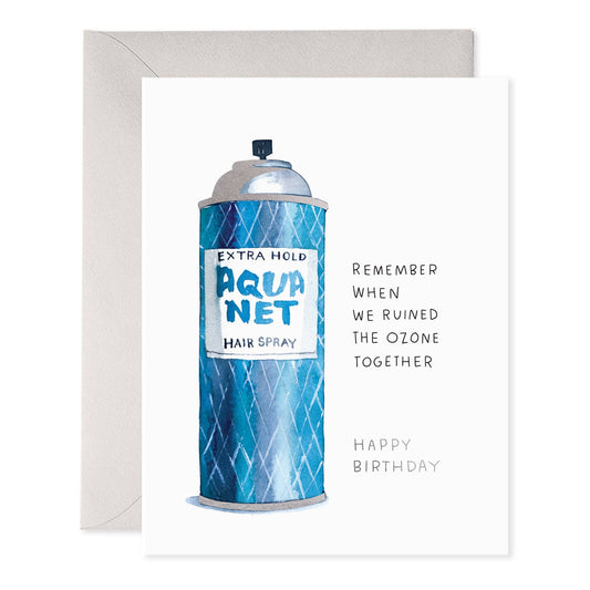 Aquanet Bday Greeting Card