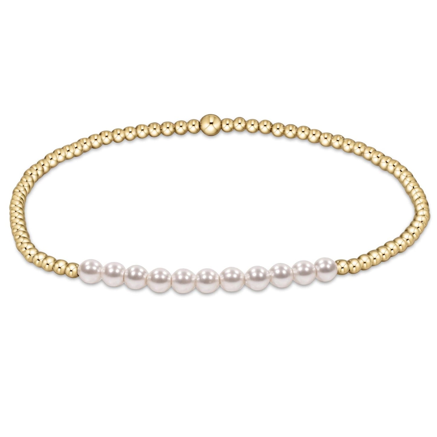 Gold Bliss Pearl 3mm Bracelet