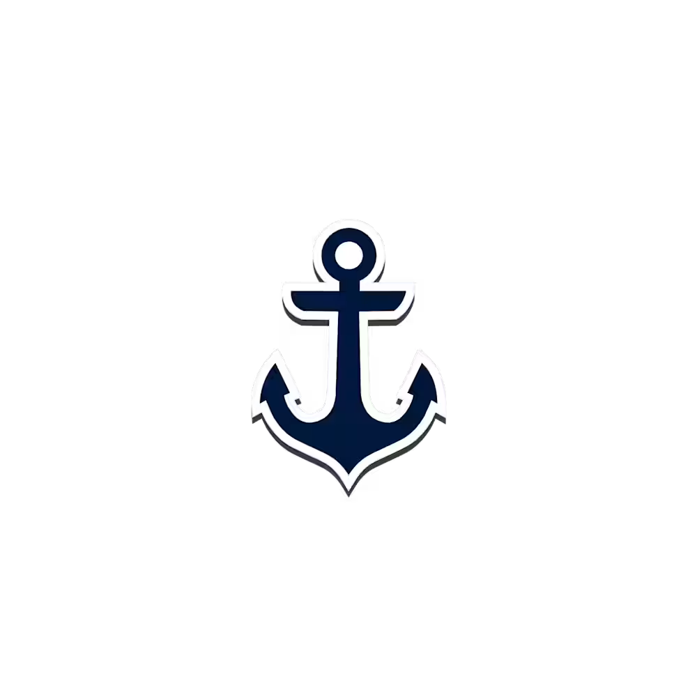 Bogg Bit - Navy Anchor