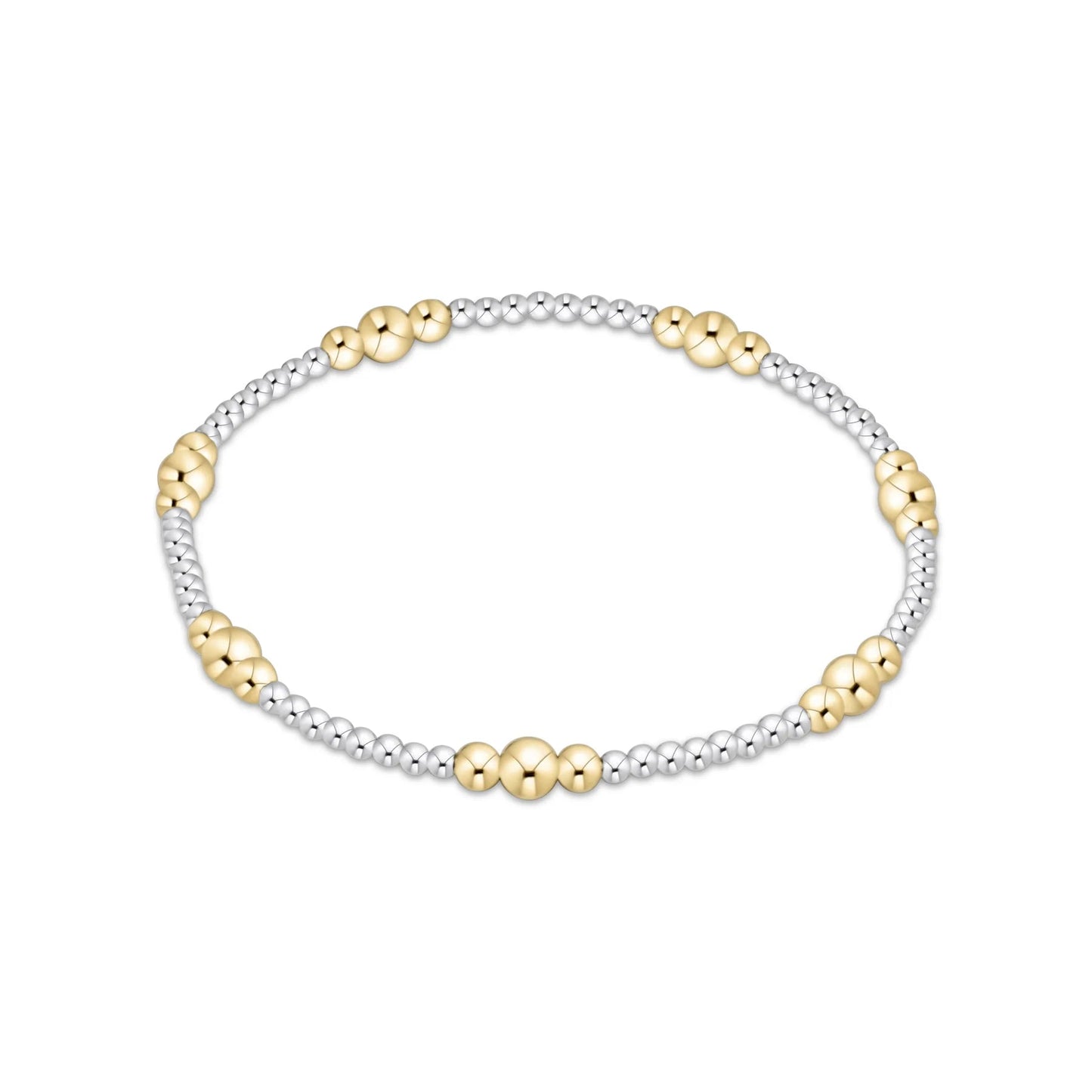 Purpose Gold 4mm Bead Bracelet - Mixed Metal