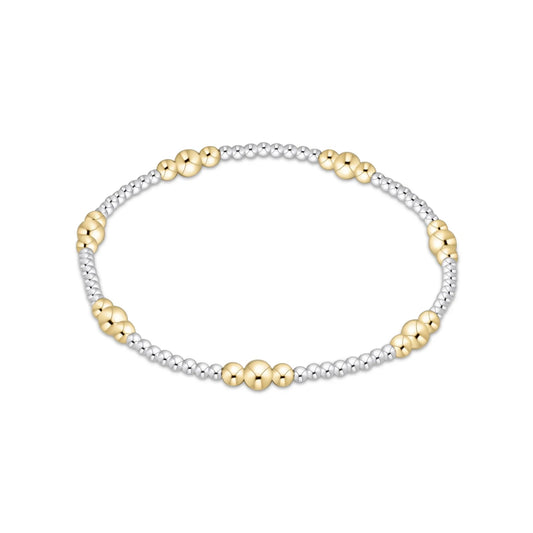 Purpose Gold 4mm Bead Bracelet - Mixed Metal