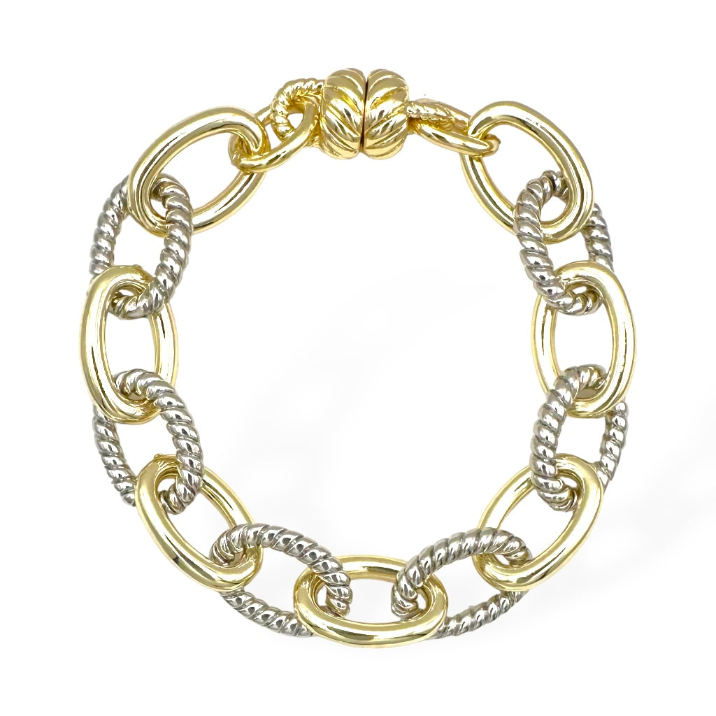Textured Links Bracelet