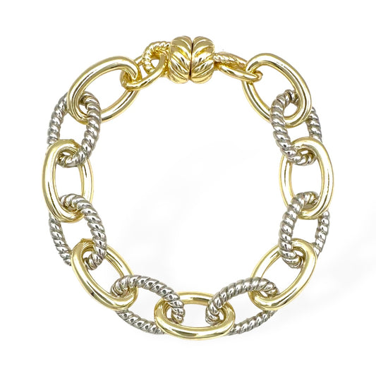 Textured Links Bracelet
