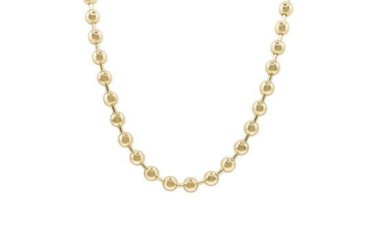 Ball Chain Necklace - Charm Bar