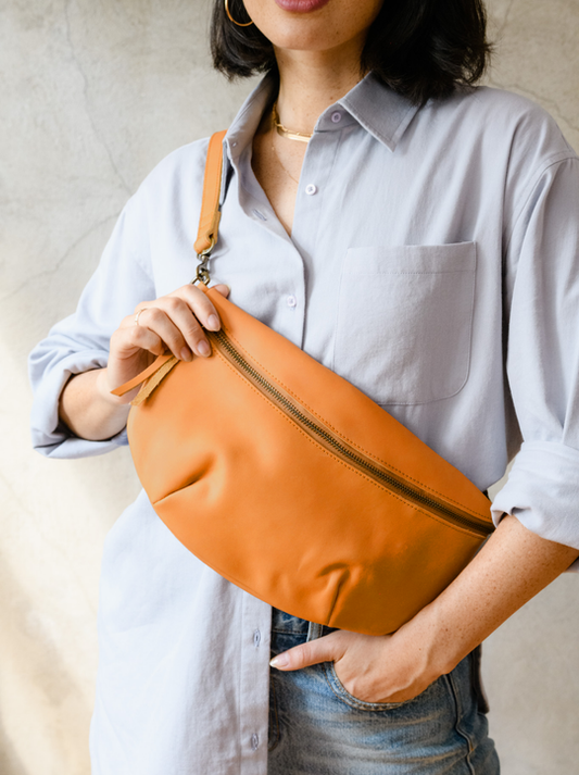 ABLE Berkeley Belt Bag - Cognac