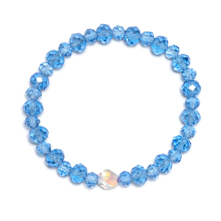 Blue Twinkle Stacker Bracelet