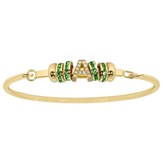 Birthstone & Initial Personalized Bracelet