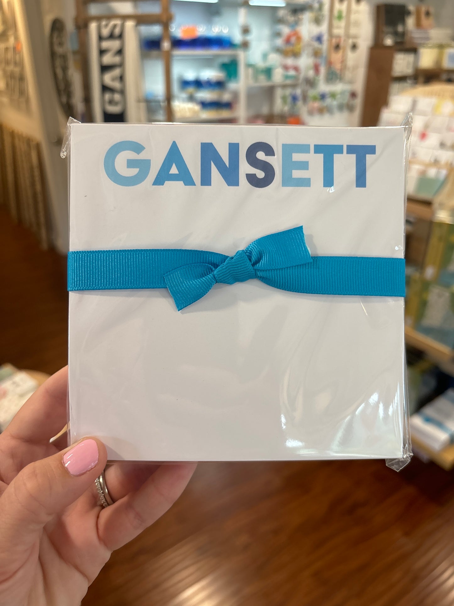 Gansett Notepad in Blues