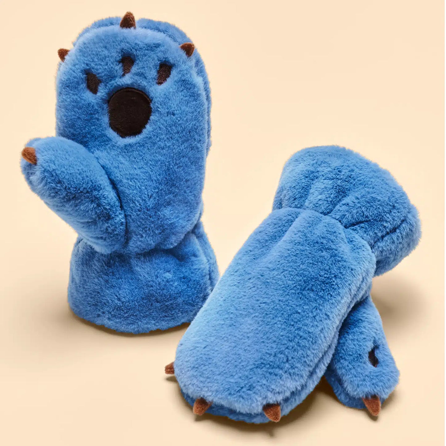 Powder Pals Mittens - Bear Paw in Sky Blue