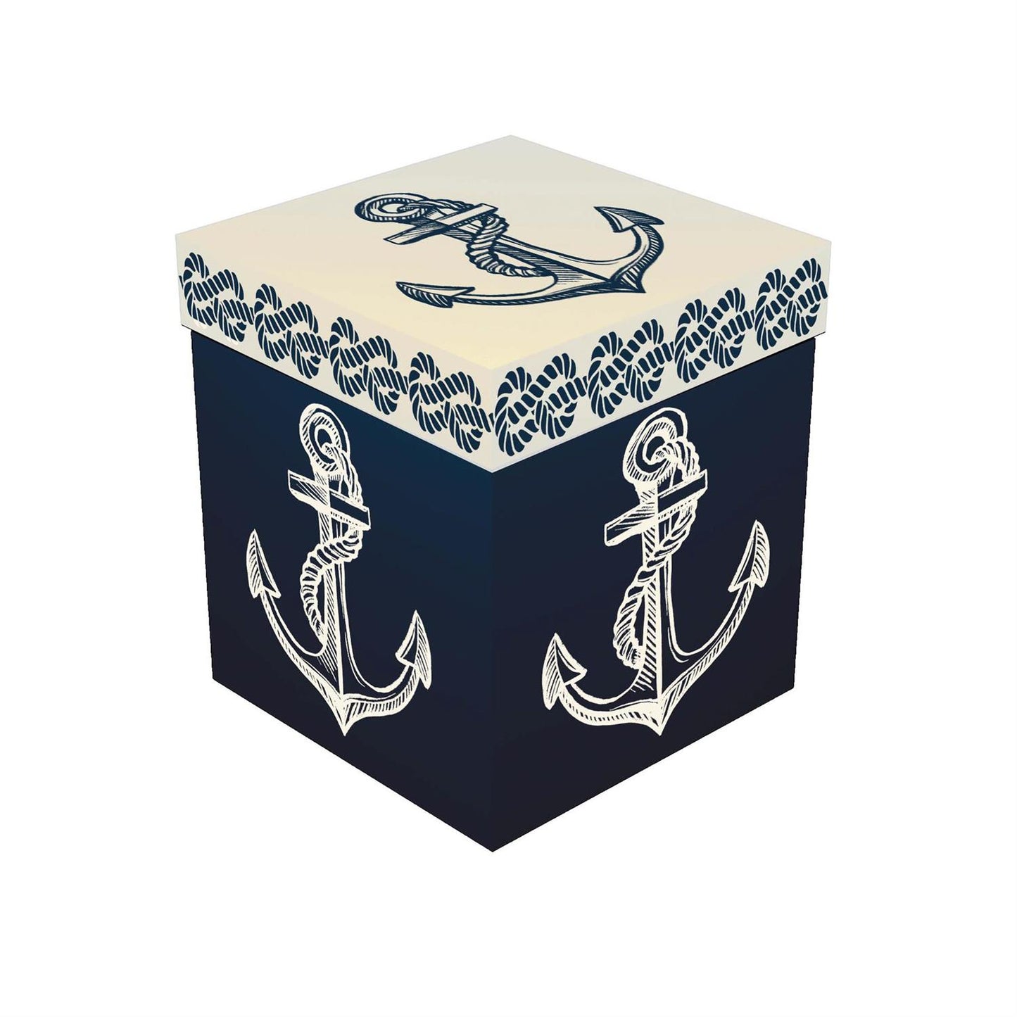 Seaside Retreat Coffee Cup Sculpted Anchor, 17oz, Gift Box