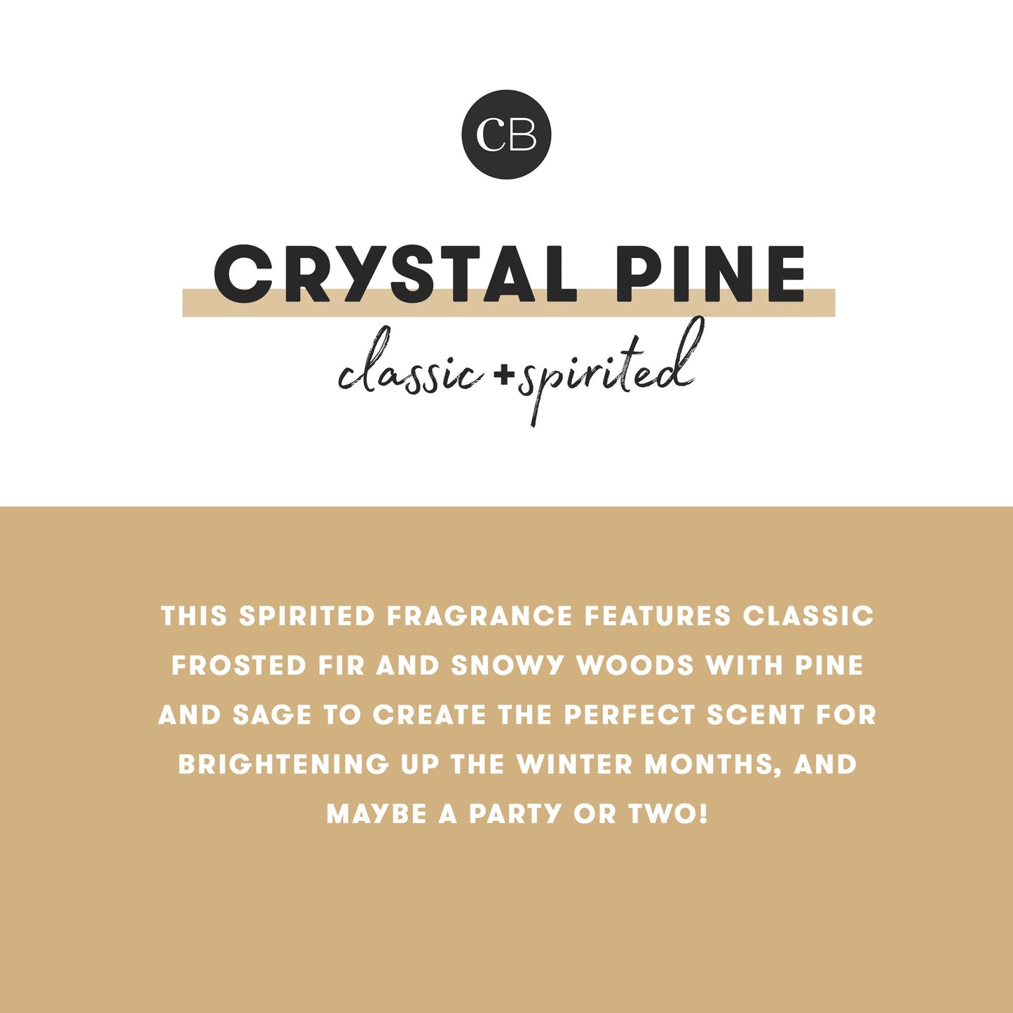 Capri Blue Crystal Pine Glimmer Signature Petite Soy Candle, 8oz