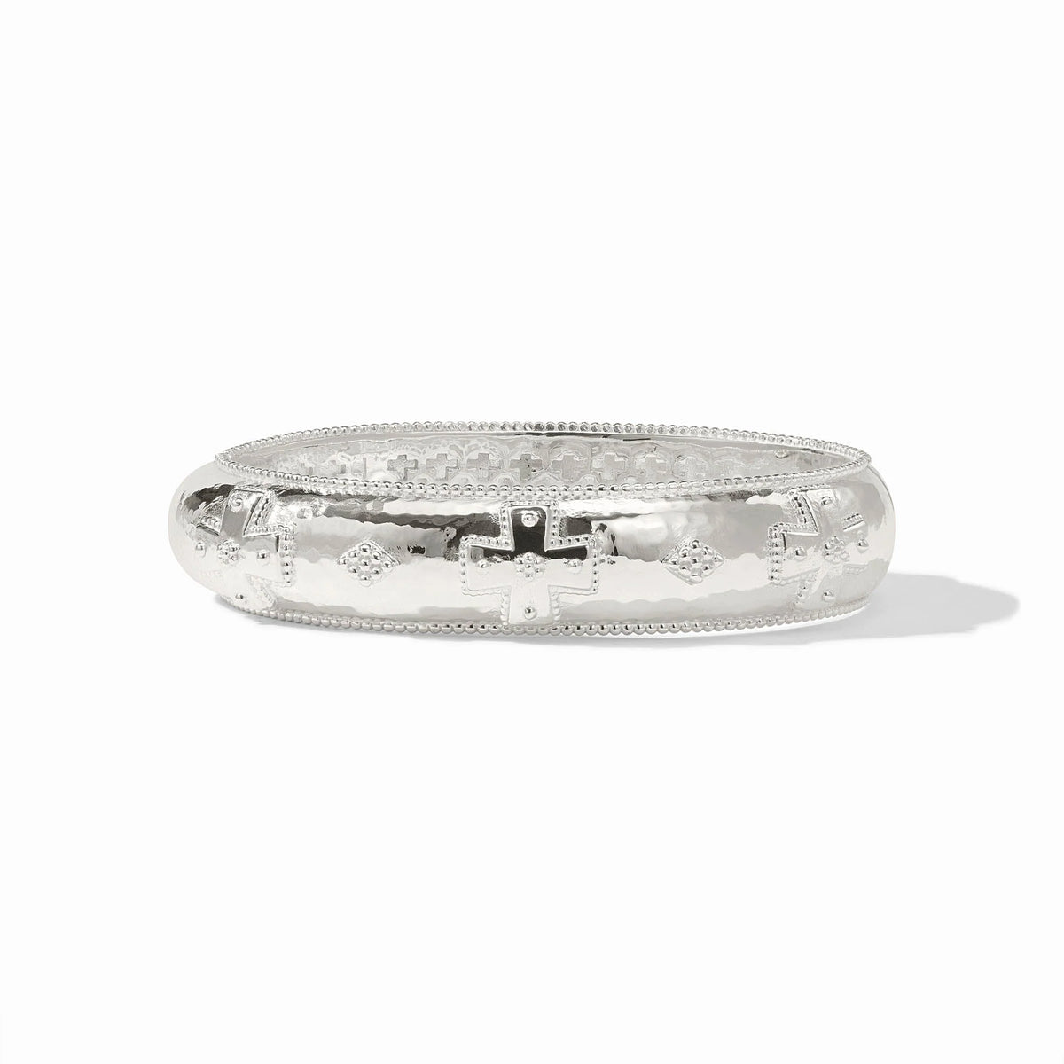 Canterbury Hinge Bangle - Silver