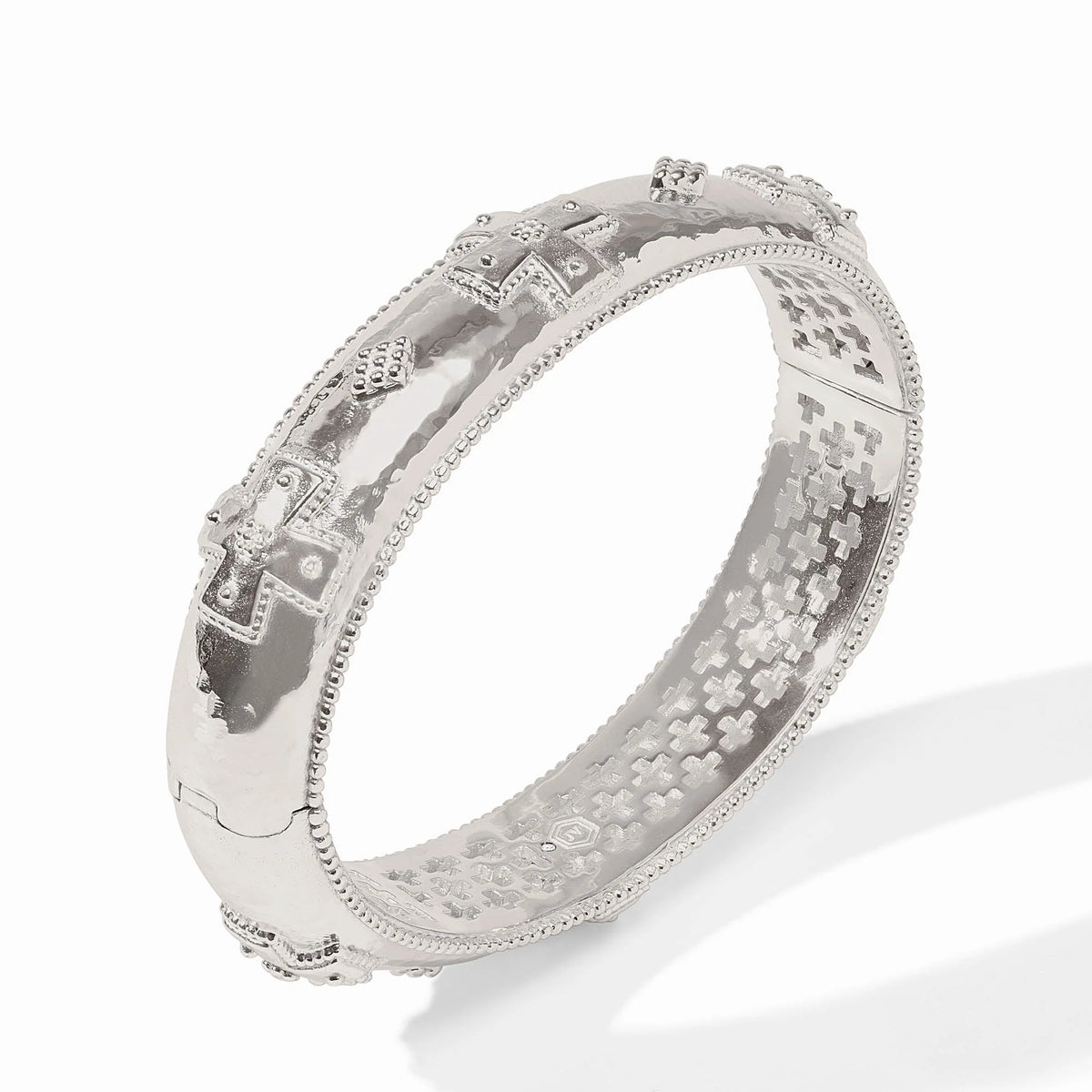 Canterbury Hinge Bangle - Silver
