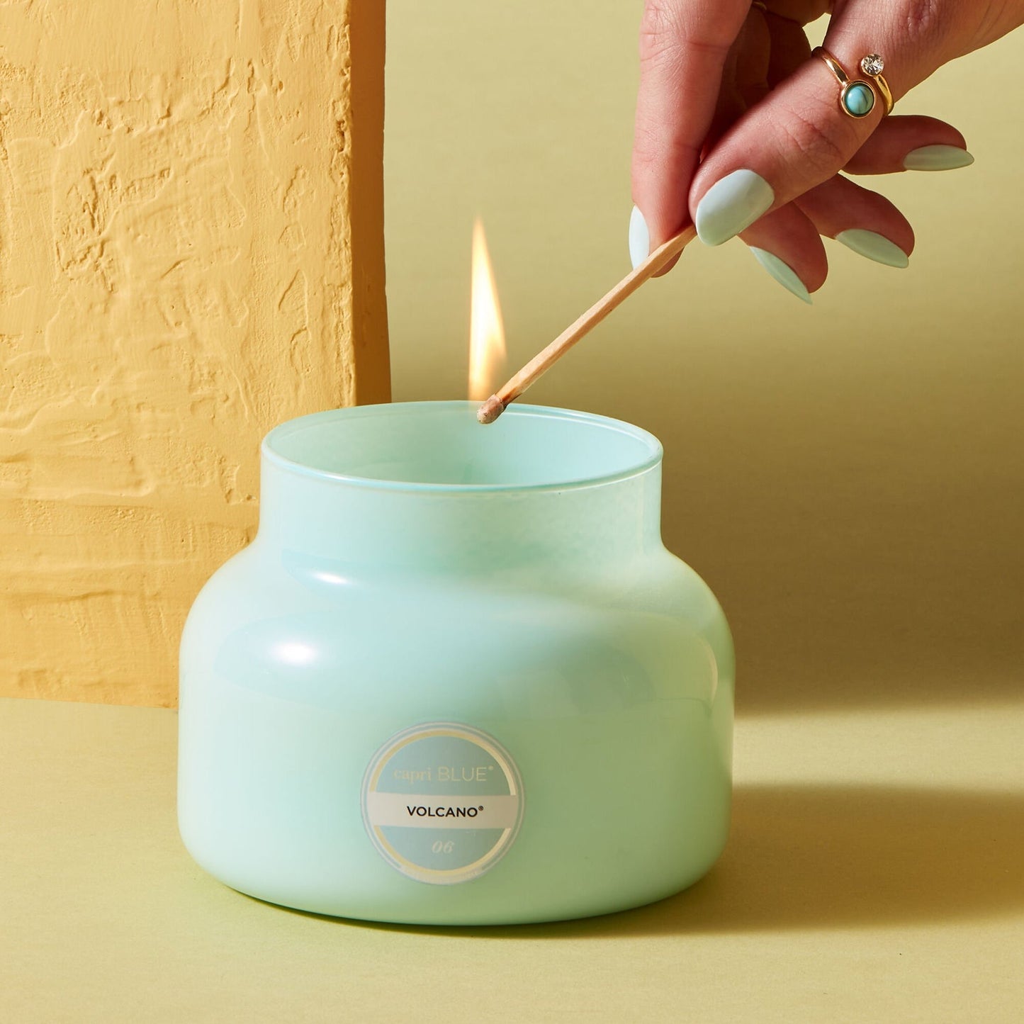 Capri Blue Volcano Aqua Signature Jar Soy Candle, 19 oz