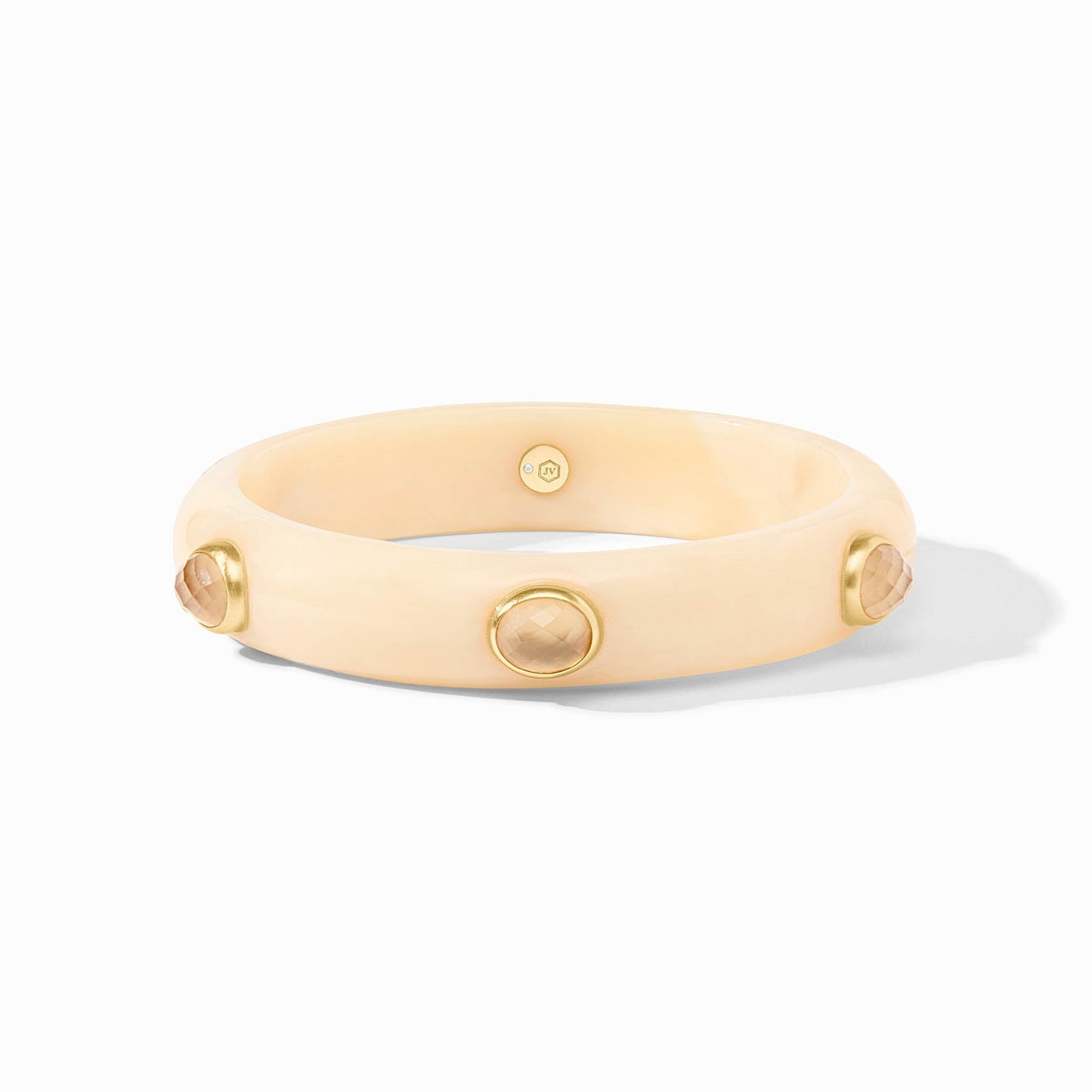 Carnaby Stone Bangle - Ivory