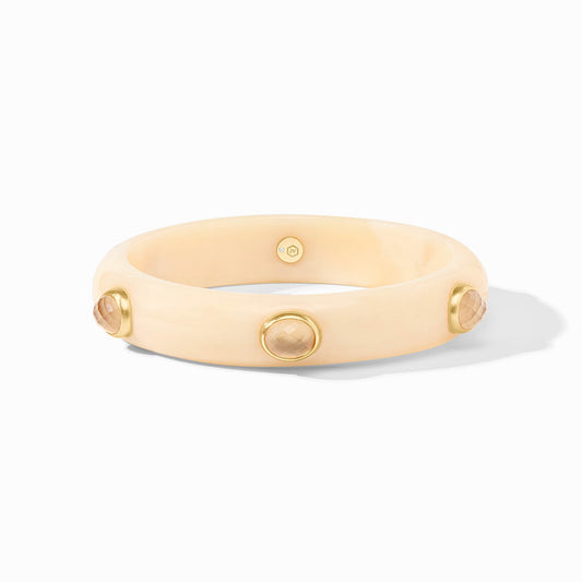 Carnaby Stone Bangle - Ivory