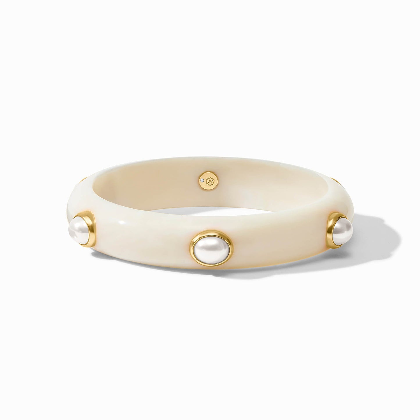 Carnaby Stone Bangle - Pearl