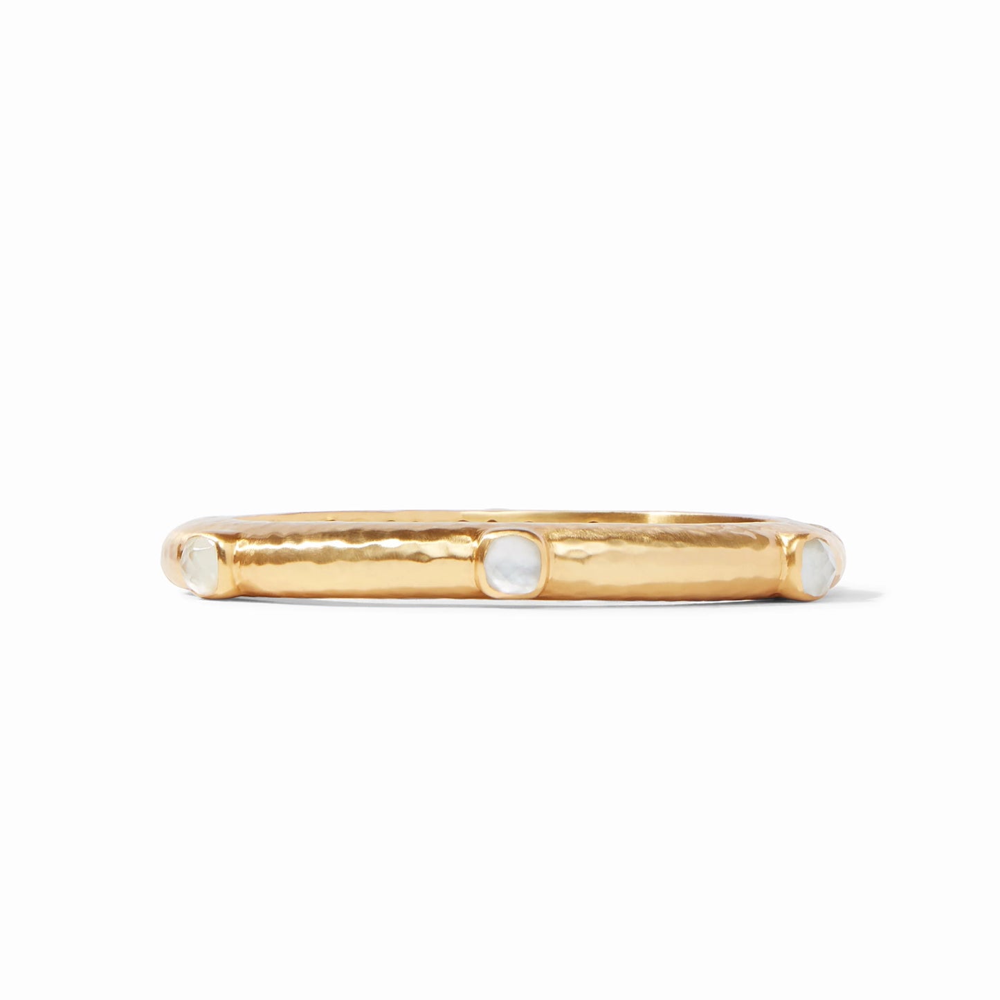 Catalina Hinge Bangle Iridescent Clear Crystal