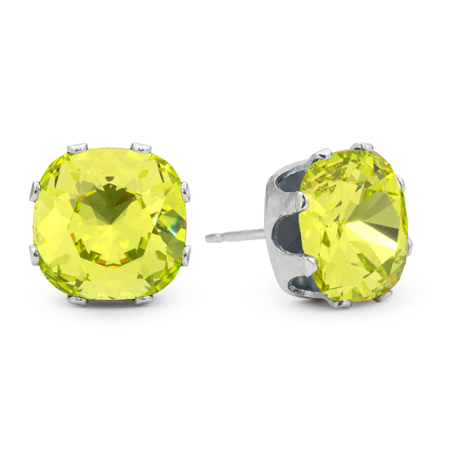 Citron Cushion Earrings